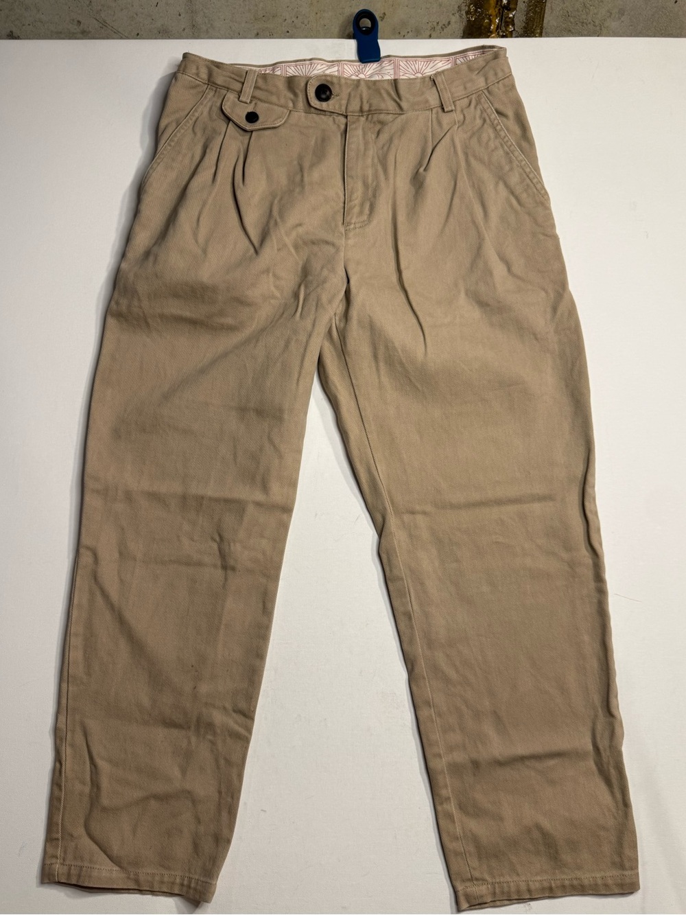 Men's Tan Chino Pants - Straight Relaxed Fit